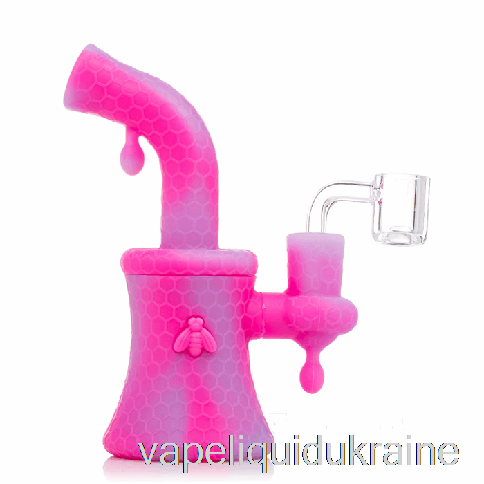 Vape Ukraine Stratus Bee Silicone Dab Rig Bubblegum (Magenta / Purple)